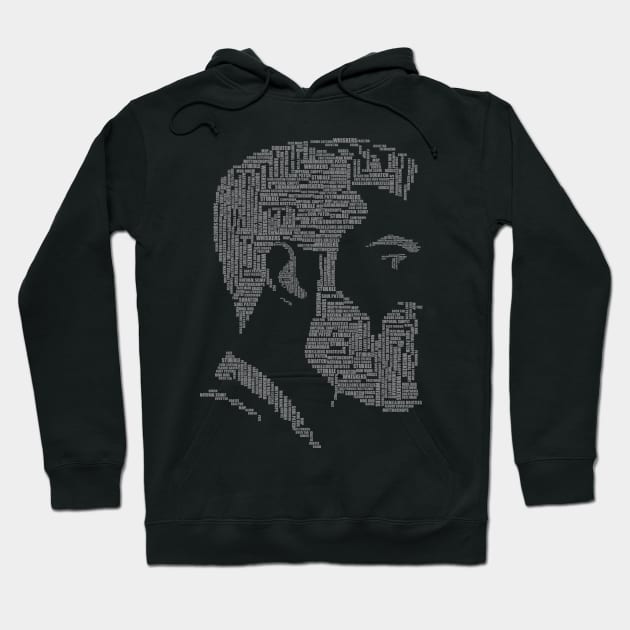 Beard man Hoodie by WordFandom